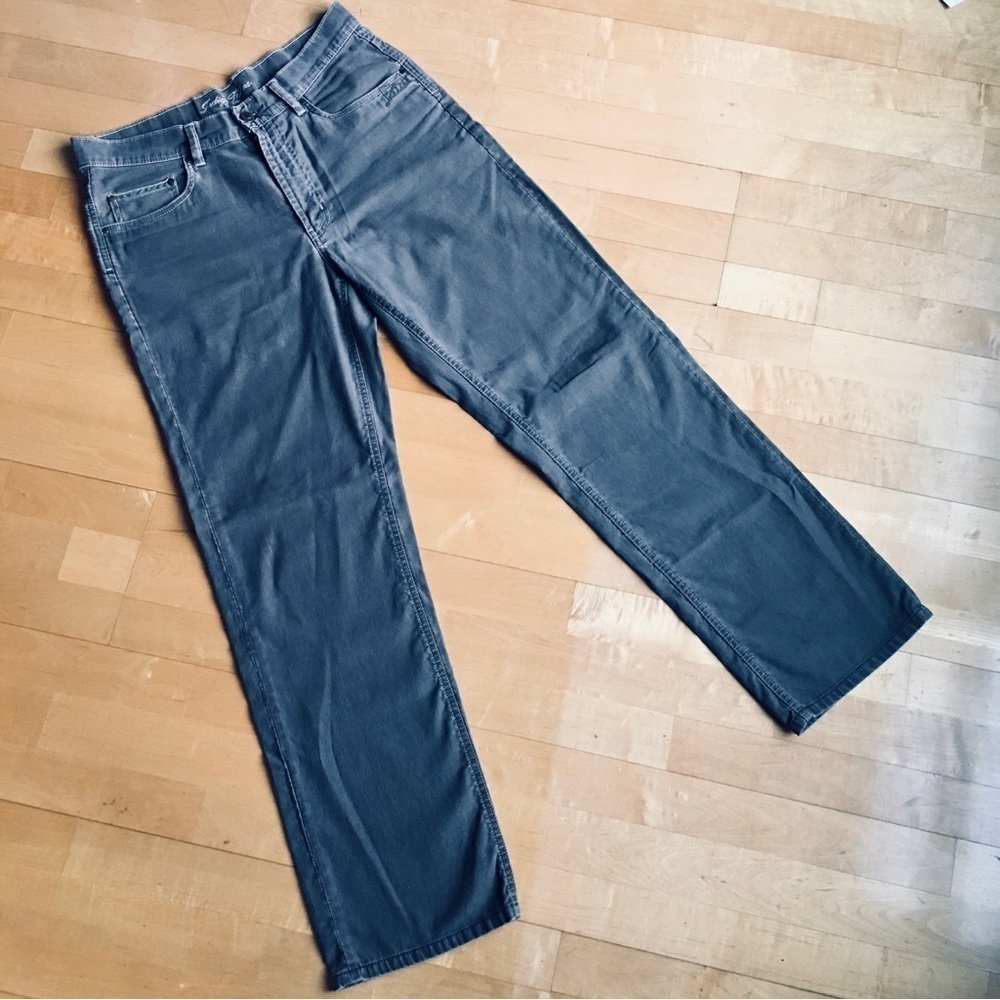 Indigo Palms Classic Fit High Rise Chinos Khaki Taupe Tan 33 32